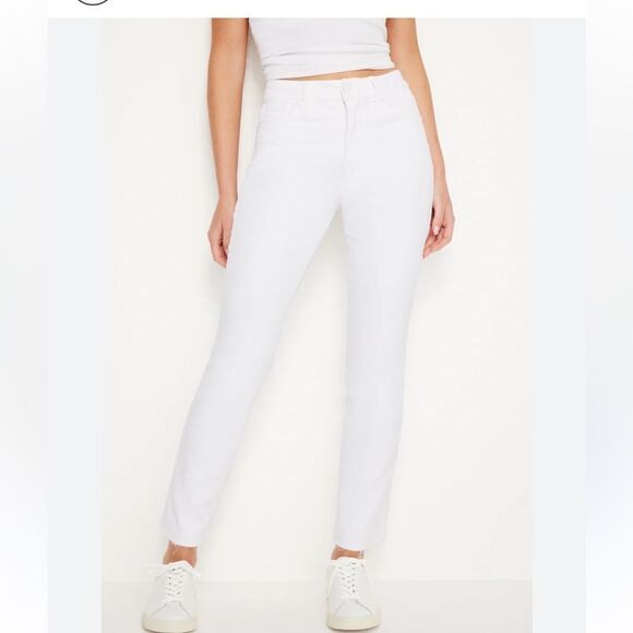 Good American White Good Legs Crop Skinny Jeans | Size 31 - Picture 1 of 9